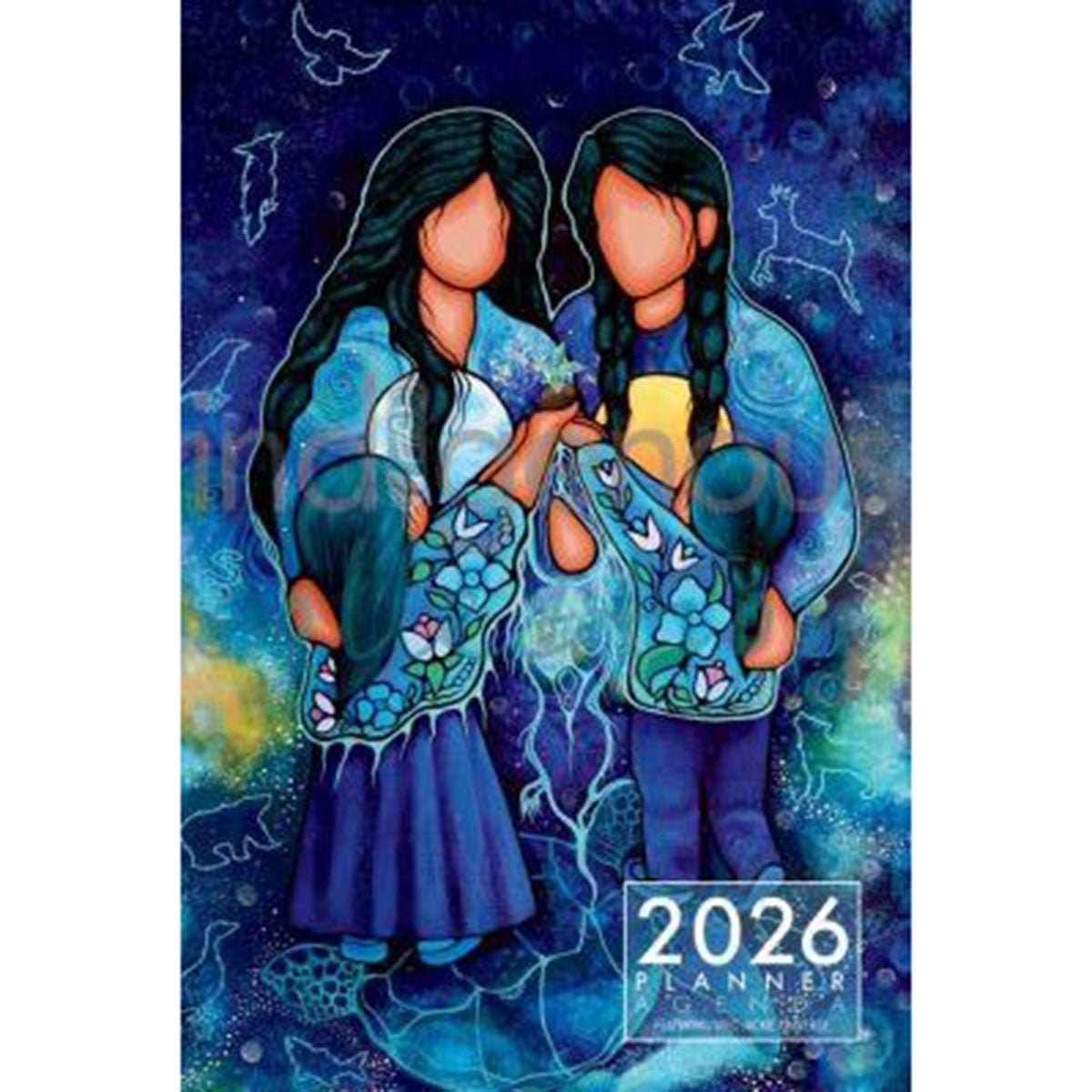 Agenda 2026, Peintures par Jackie Traverse, art autochtone - Boutique Equinoxe