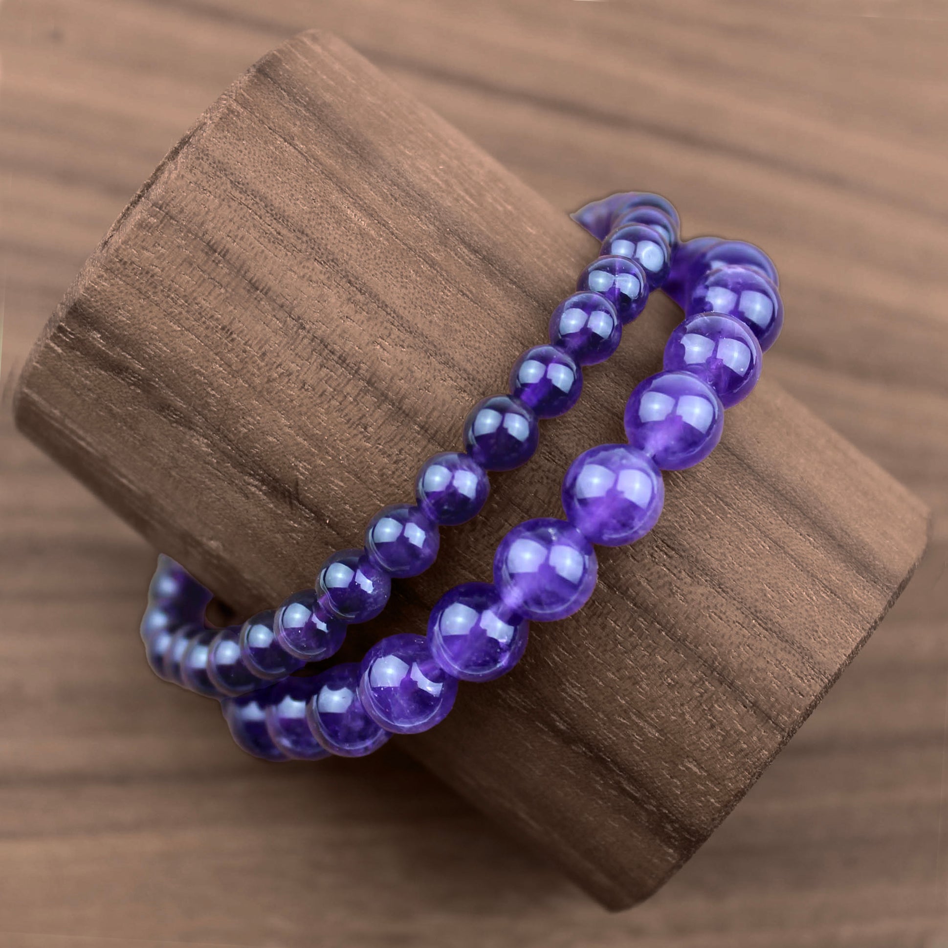 Bracelet en Améthyste - Boutique Equinoxe