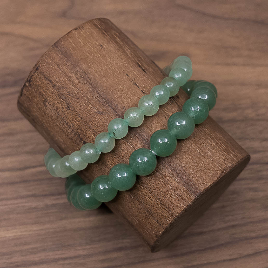 Bracelet en Aventurine verte - Boutique Equinoxe