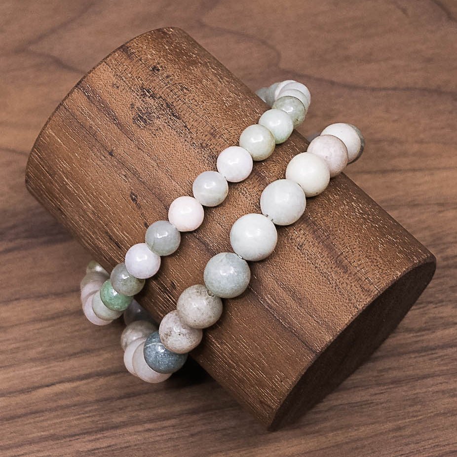 Bracelet en Jade burma - Boutique Equinoxe