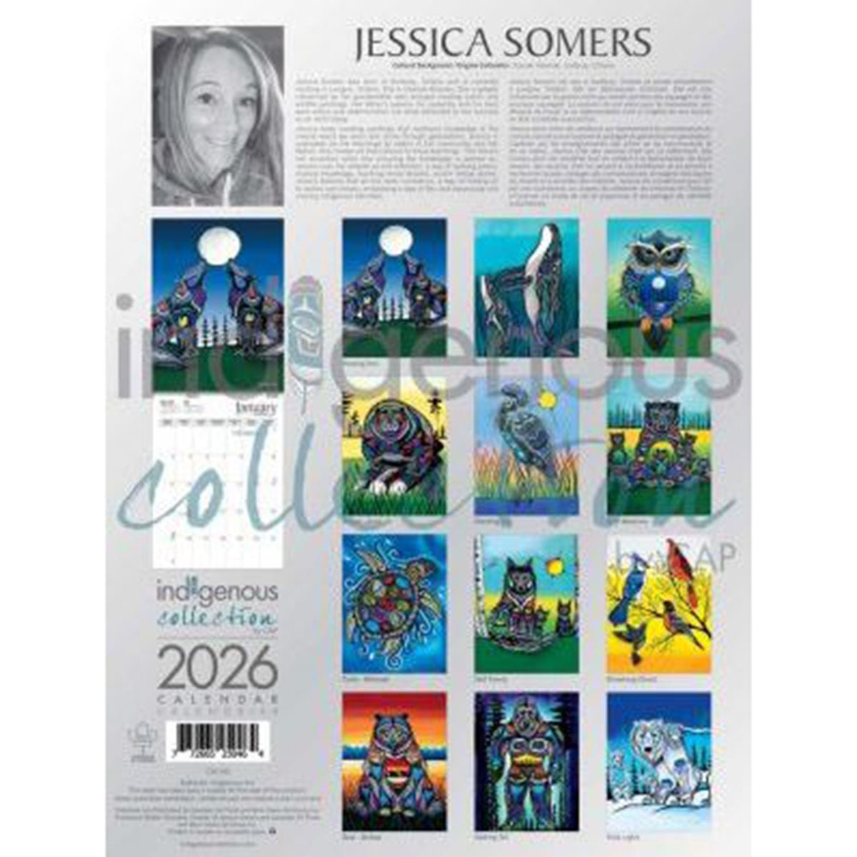 Calendrier 2026 Jessica Sommers - Boutique Equinoxe