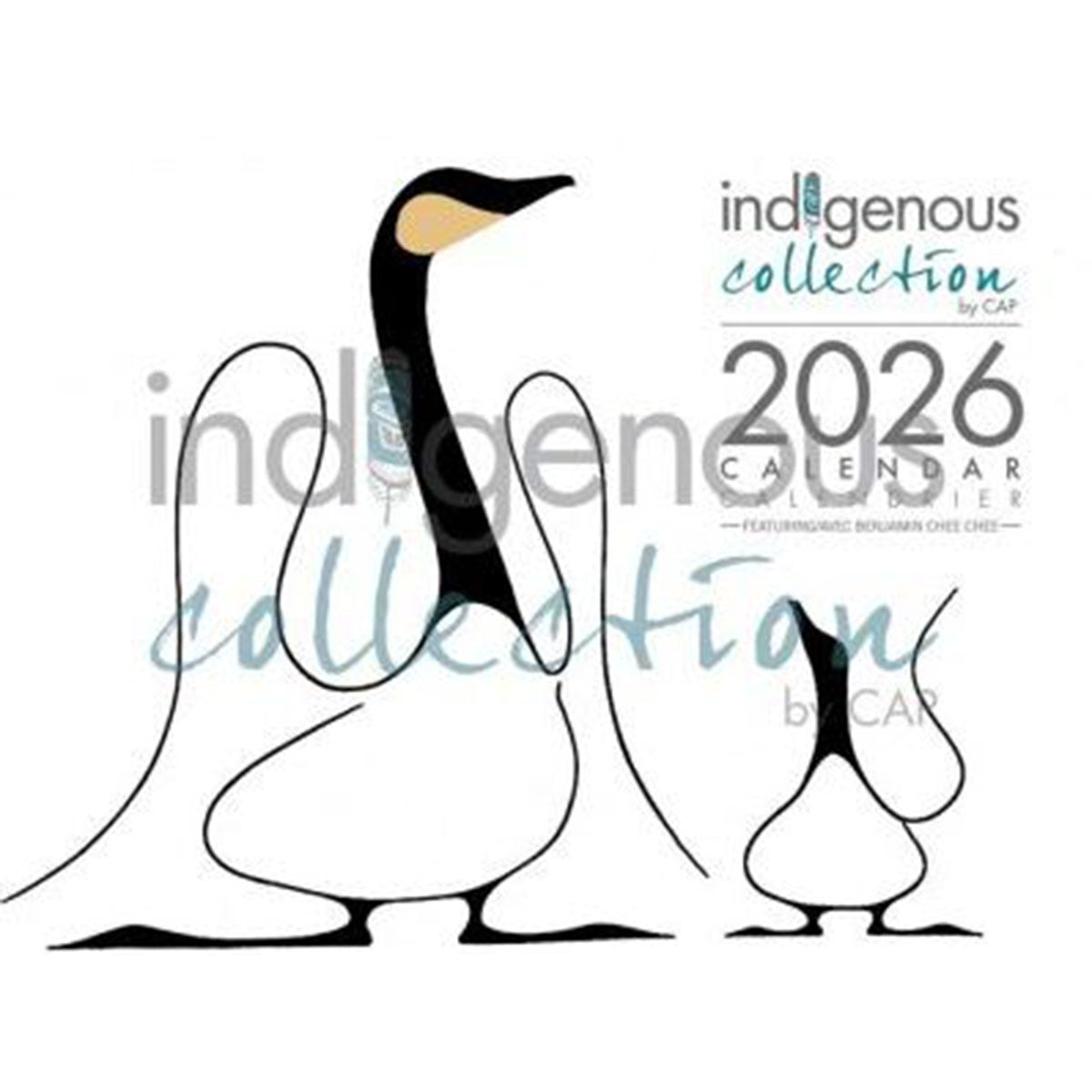 Calendrier 2026, Peintures par Benjamin Chee Chee, art autochtone - Boutique Equinoxe