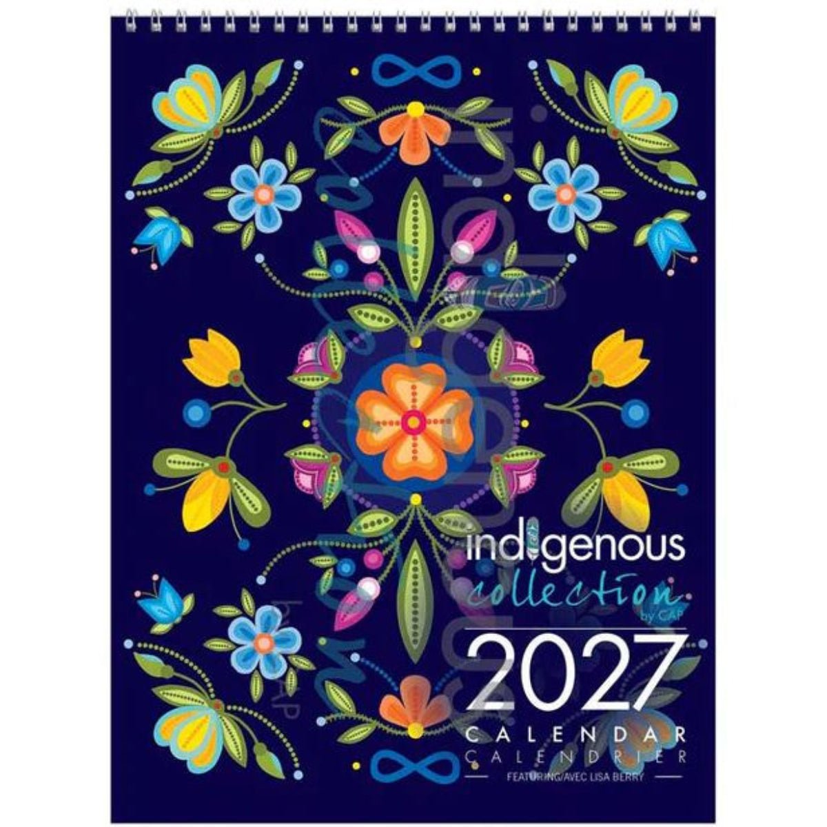 Calendrier 2027, Peintures par Lisa Berry, art autochtone - Boutique Equinoxe