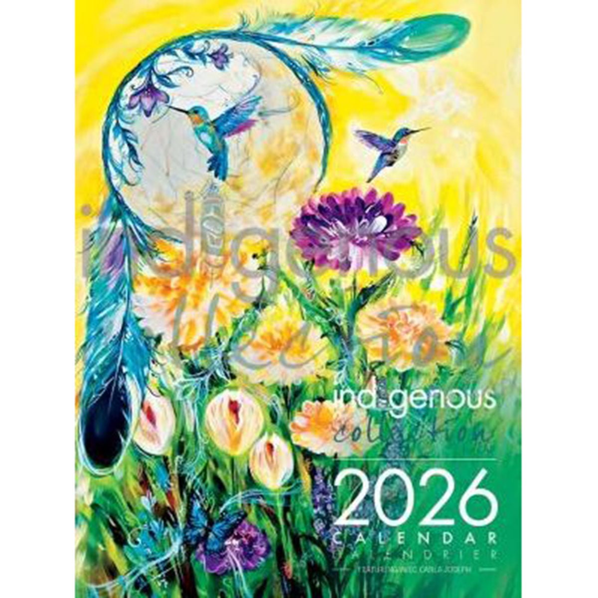 Calendrier d'art autochtone 2026, Carla Joseph - Boutique Equinoxe