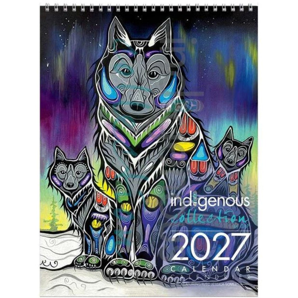 Calendrier d'art autochtone 2027 Jessica Sommers - Boutique Equinoxe
