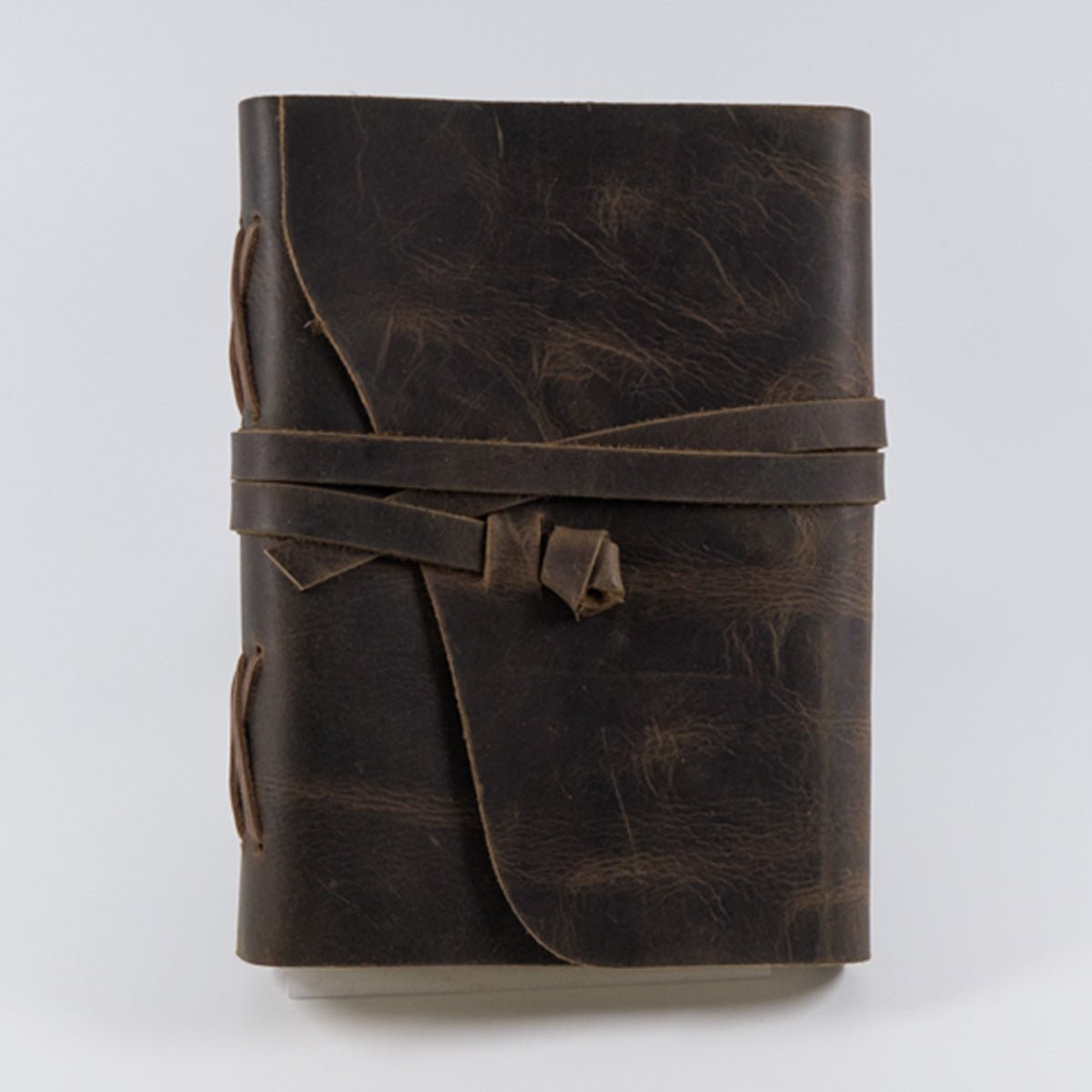 Carnet en cuir, antique - Boutique Equinoxe