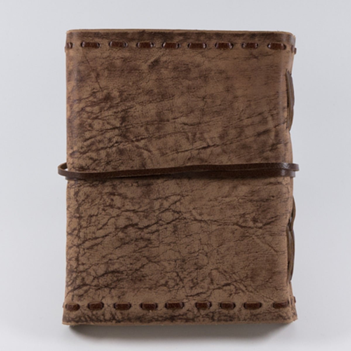 Carnet en cuir, brodé - Boutique Equinoxe