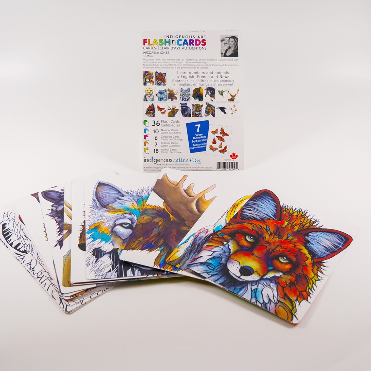 Cartes-éclair d'art autochtone de Micqaela Jones - Boutique Equinoxe