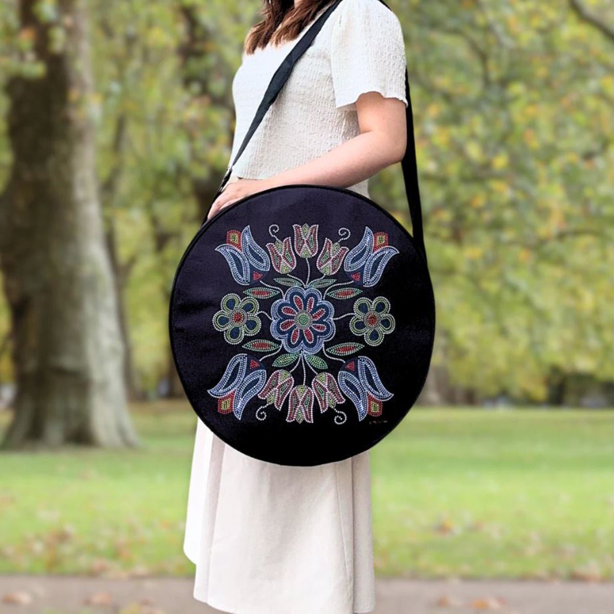 Drum bag/sac pour tambour, Fils d'argent - Boutique Equinoxe