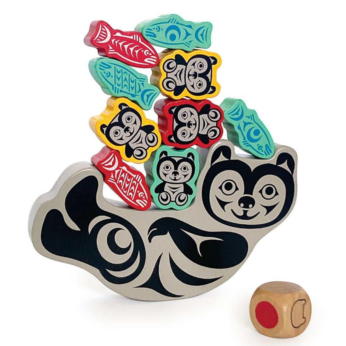 Jeu de blocs empilables, Ours et oursons - Artiste Simone Diamond - Boutique Equinoxe