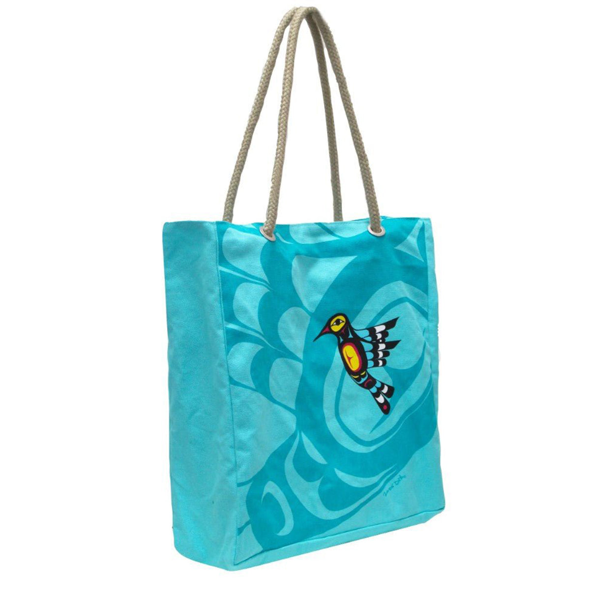 Sac d'art Autochtone en coton Eco, Colibri - Boutique Equinoxe