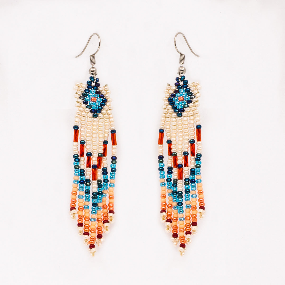 Native american hot sale bead earrings