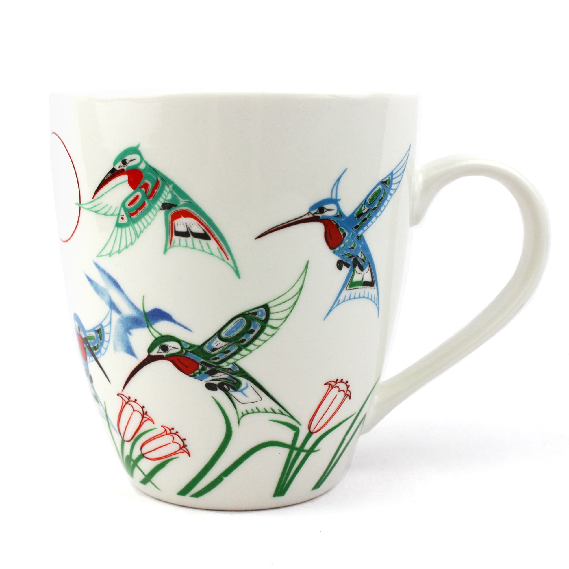 Tasse Colibris, native art - Boutique Equinoxe