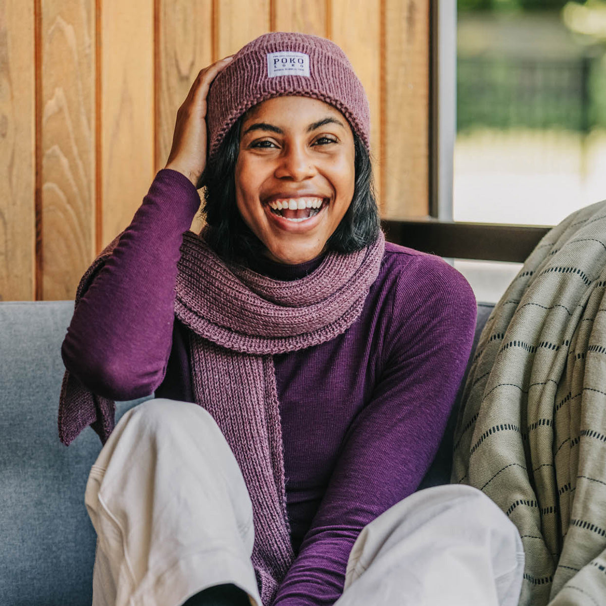 Tuque pur alpaga, chapeau de pêcheur unisexe.