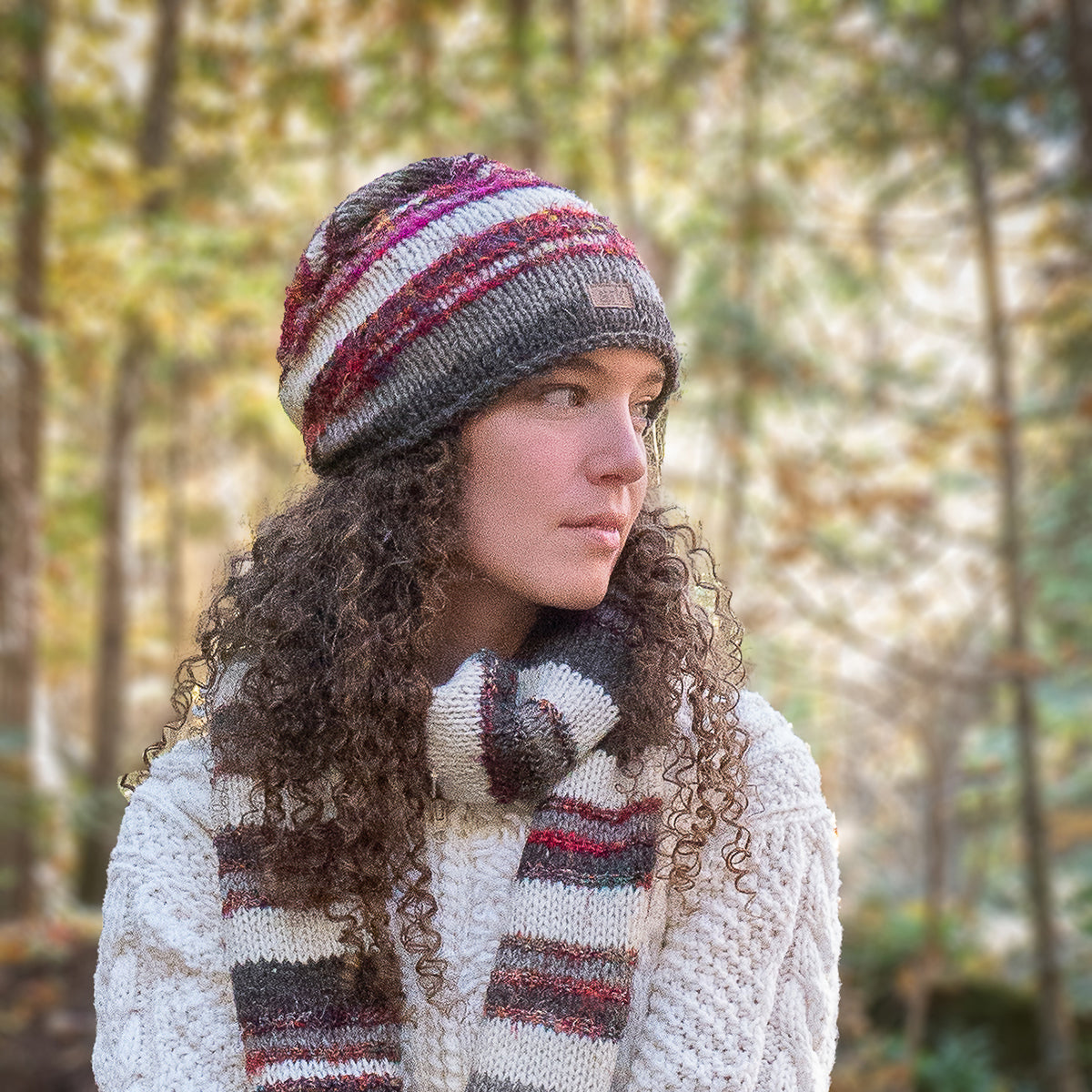 Tuque en laine et Soie recyclée | Boutique Equinoxe