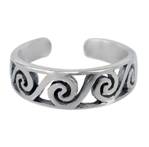 Bague De Pied Ou Doigt Réglable Argent Sterling - Taille Unique