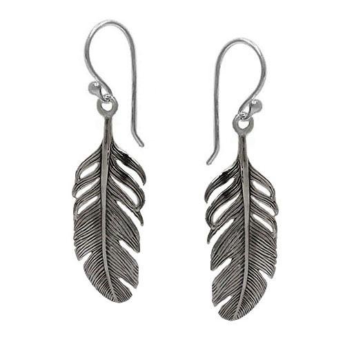 Boucle d`oreille Plumes - Boutique Equinoxe
