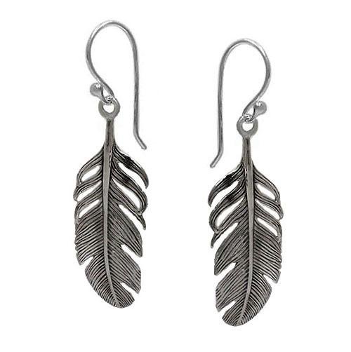 Boucle d`oreille Plumes - Boutique Equinoxe