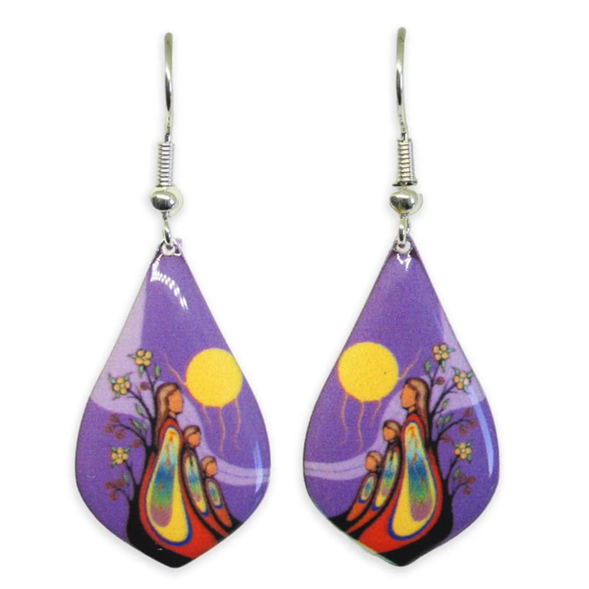 Boucles d'oreille Cadeaux du créateur, de Emily Kewageshig, Art Autochtone. - Boutique Equinoxe
