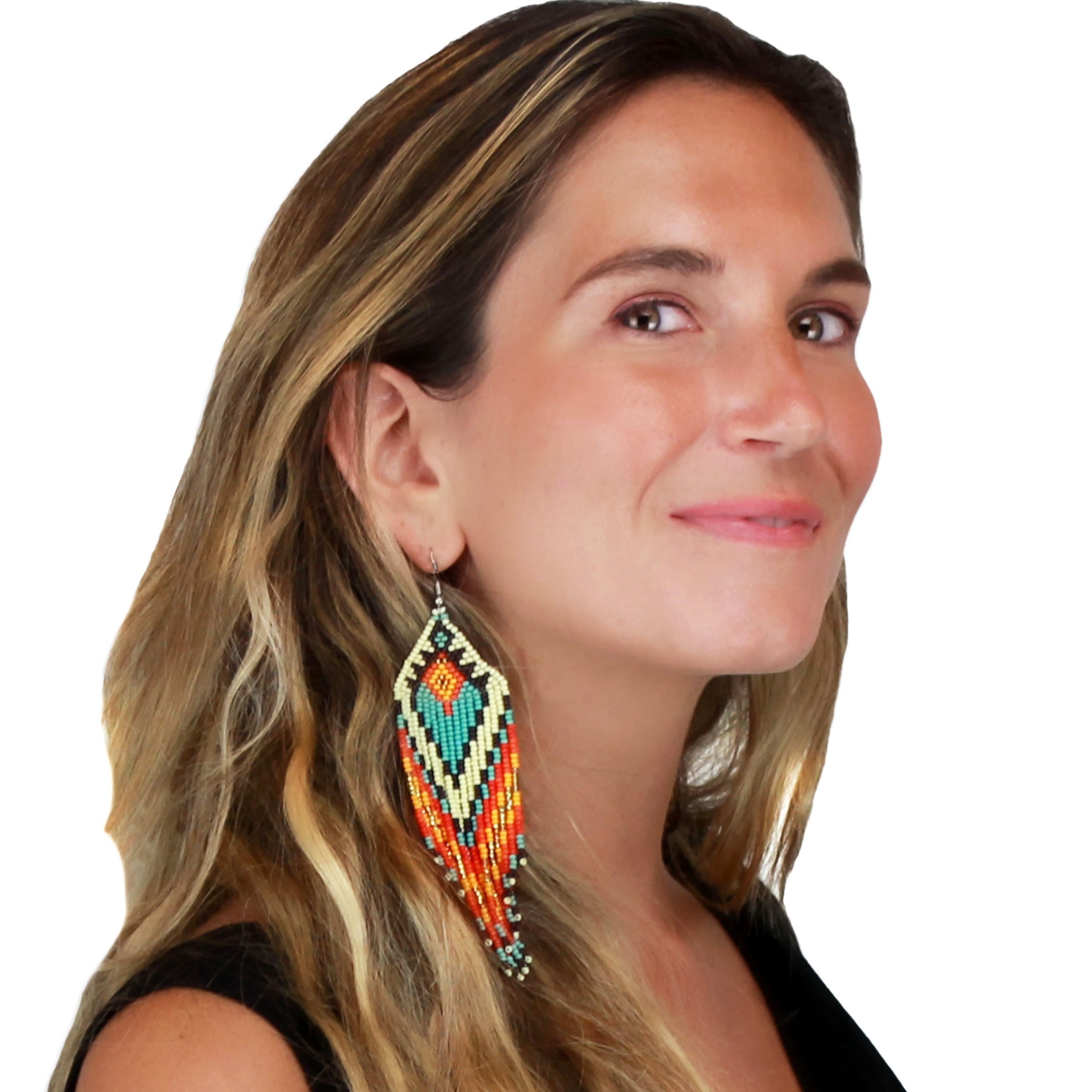 Boucles d'oreille perlées - Boutique Equinoxe