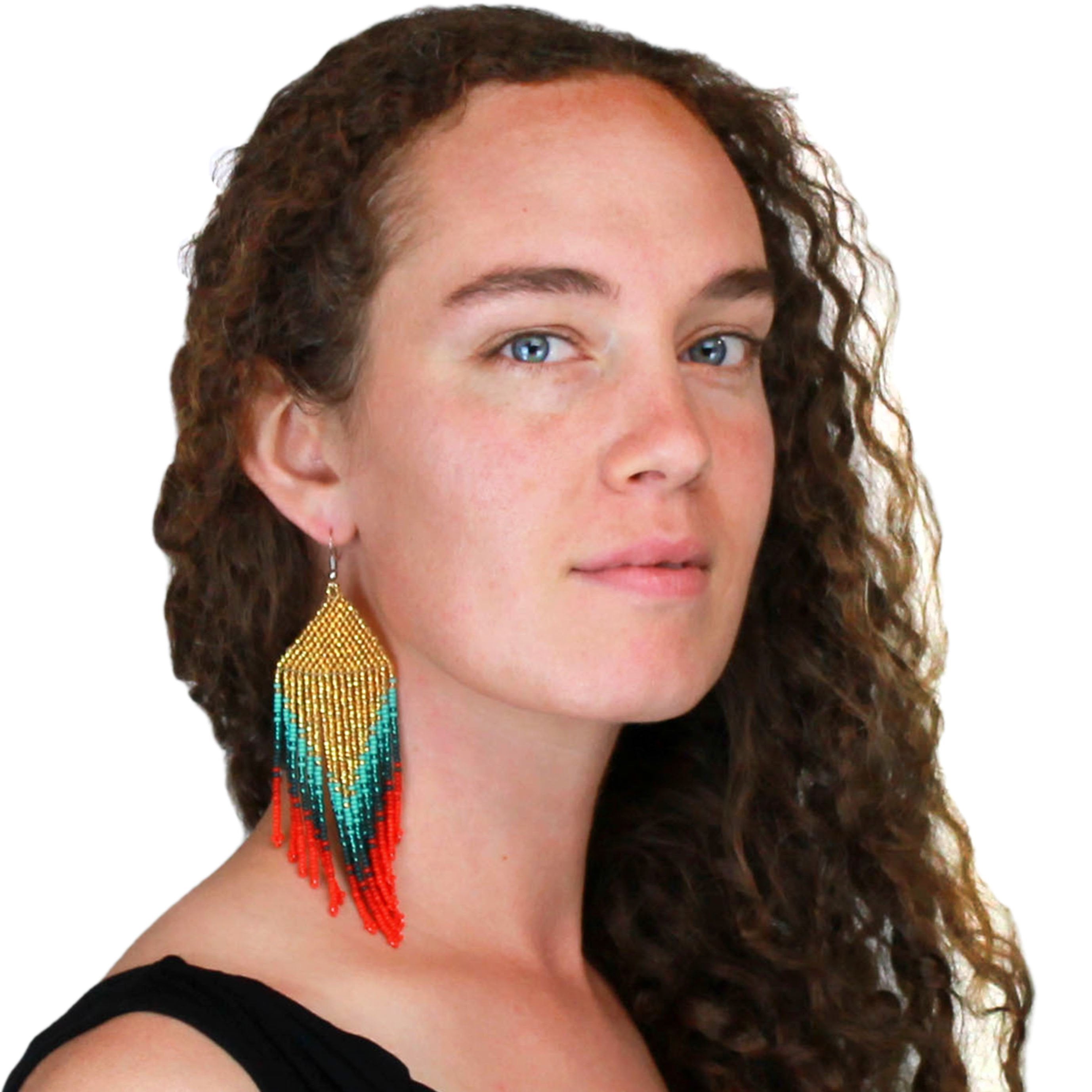 Boucles d'oreille perlées - Boutique Equinoxe