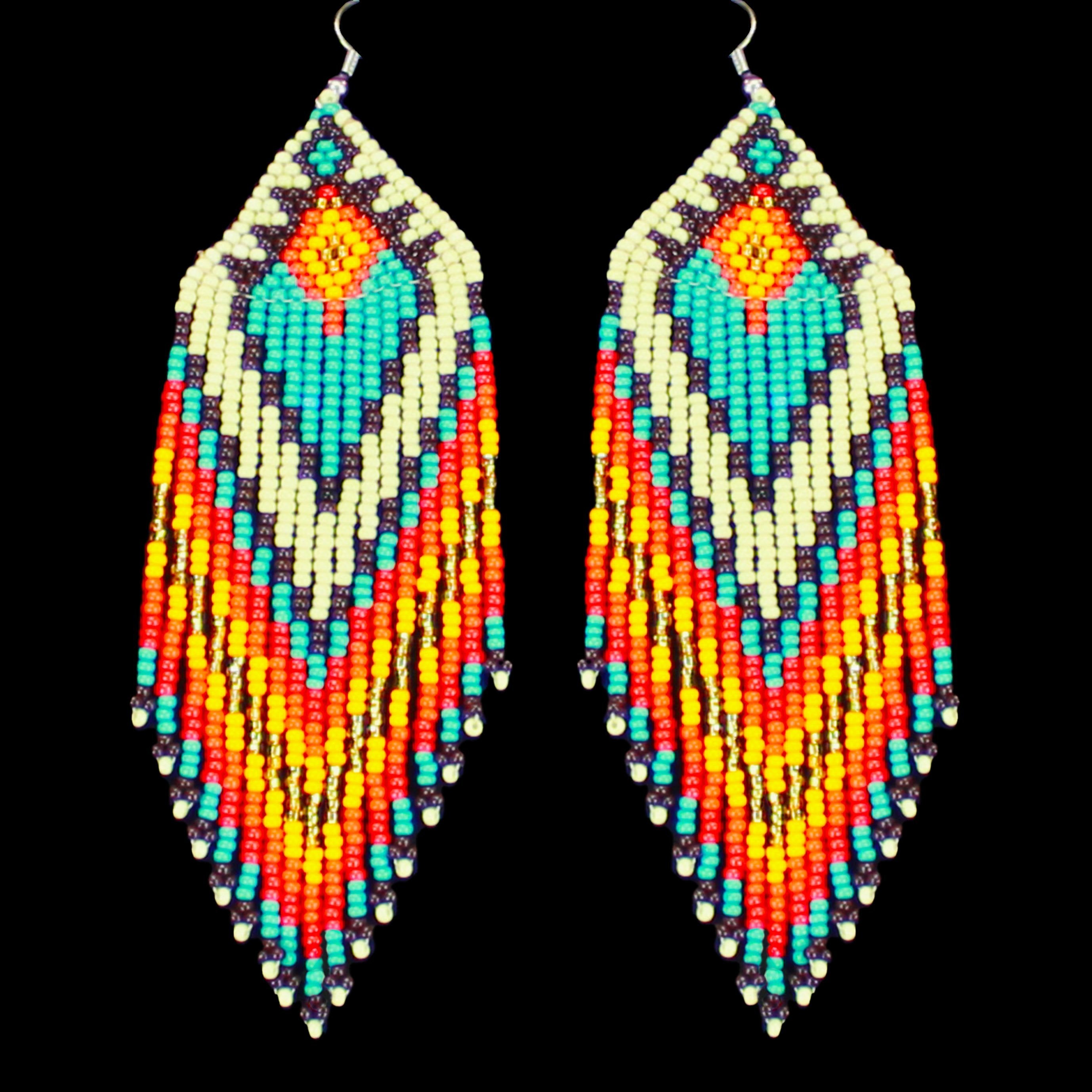Boucles d'oreille perlées - Boutique Equinoxe