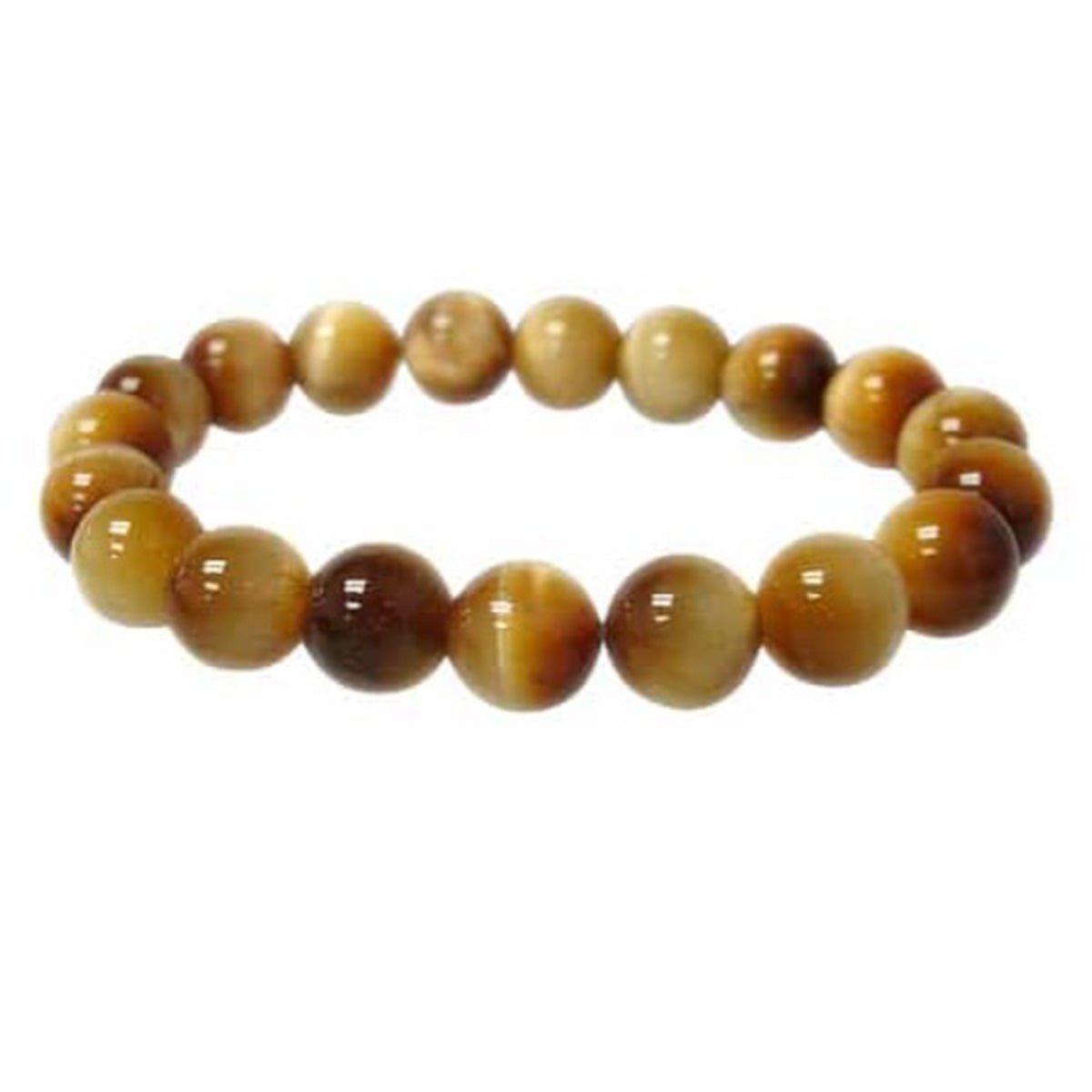 Bracelet en Oeil de Tigre Doré - Boutique Equinoxe