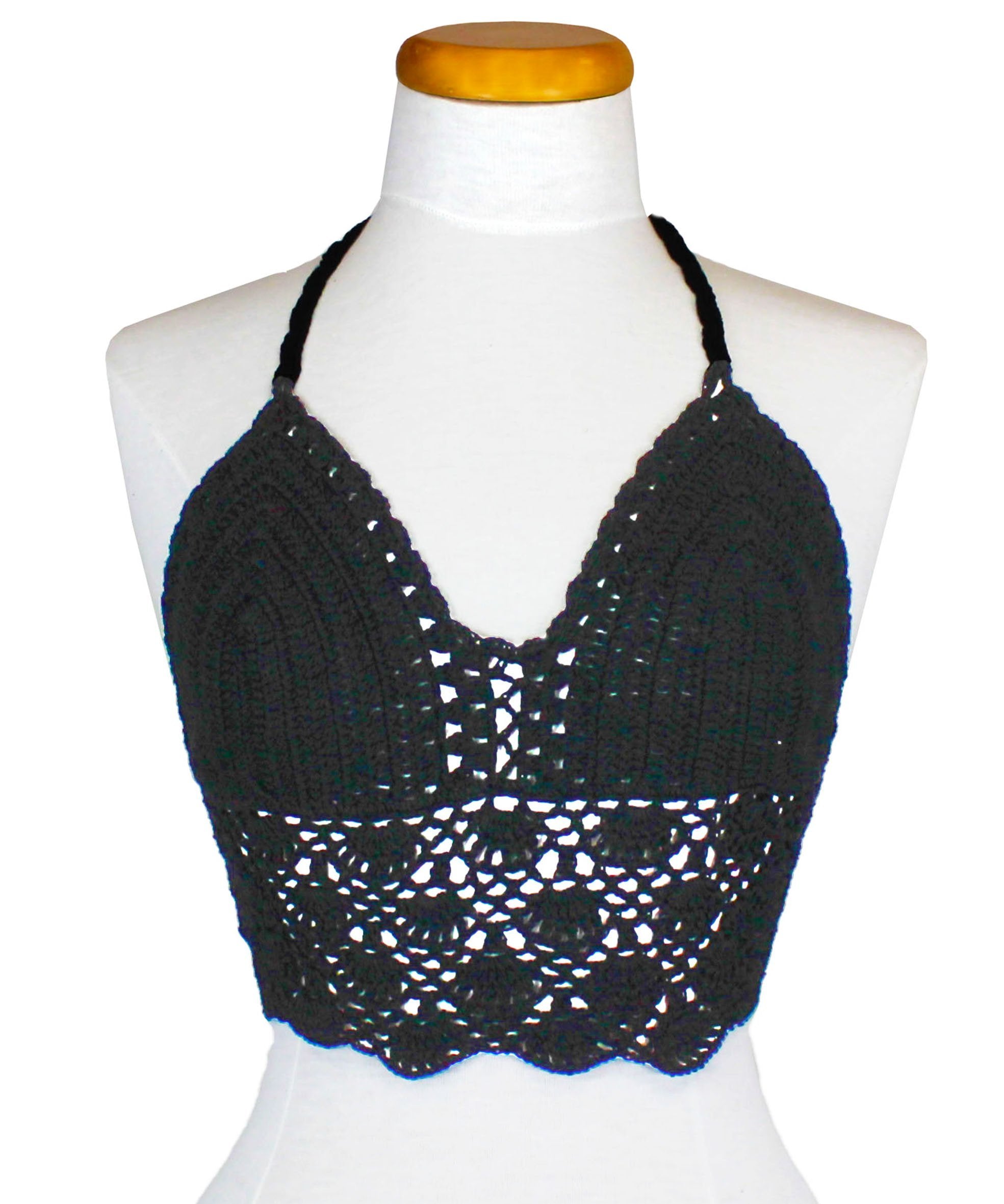 Bustier en crochet dentelle - Boutique Equinoxe