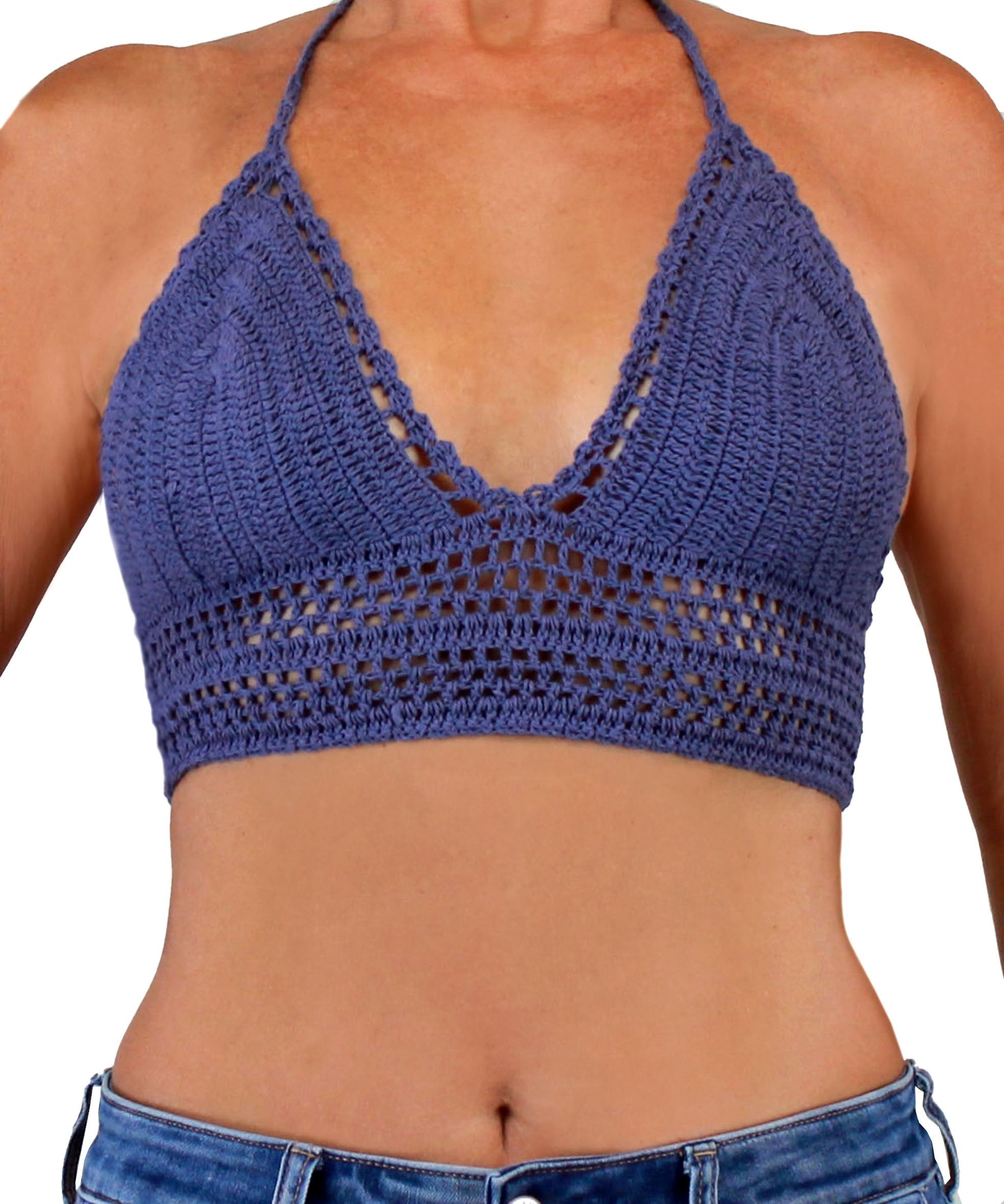 Bustier en crochet simple - Boutique Equinoxe