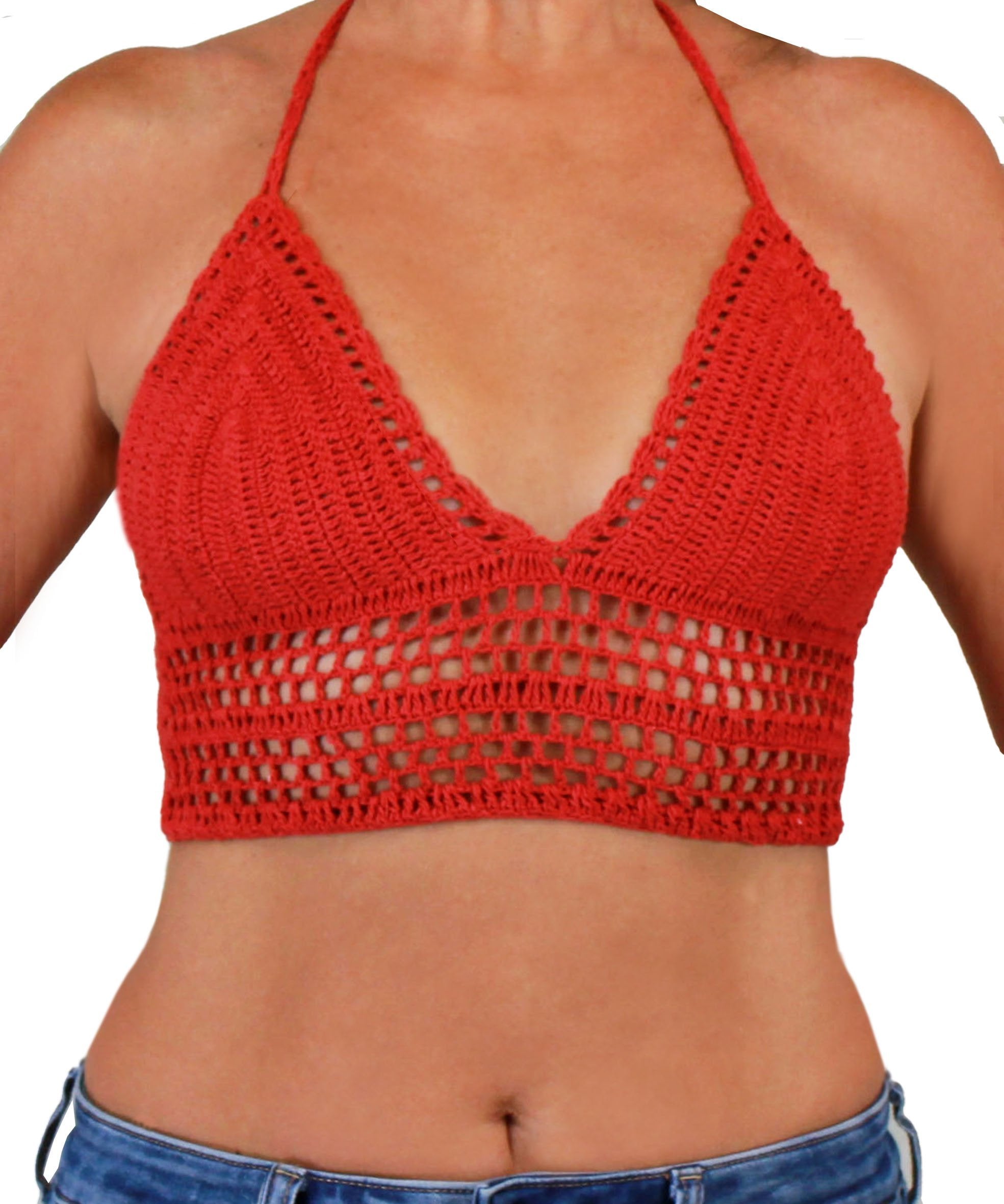 Bustier en crochet simple - Boutique Equinoxe