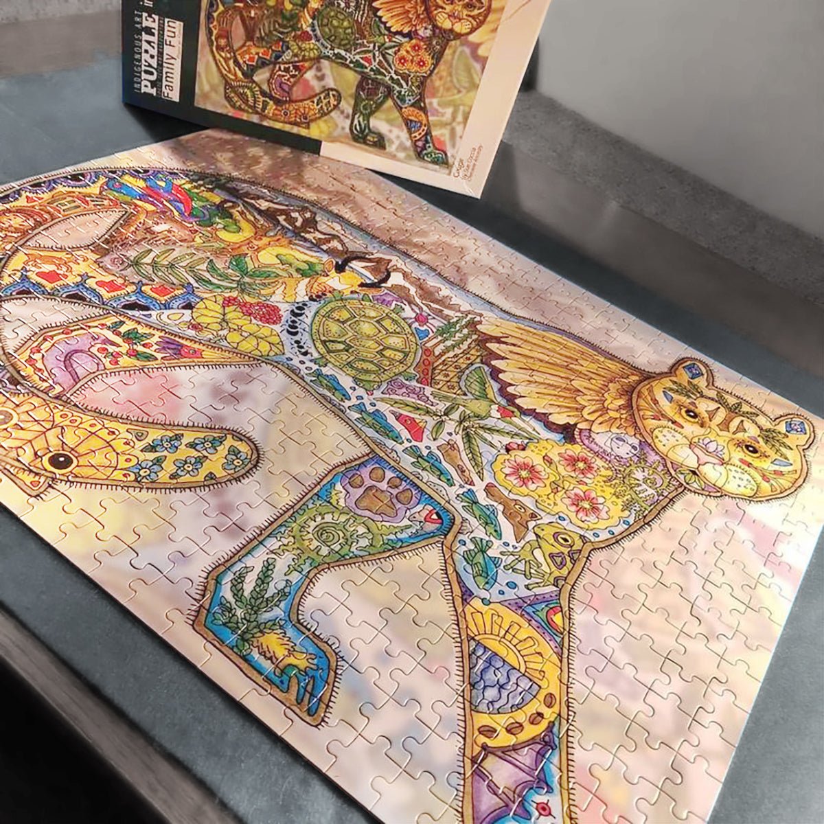 Casse-Tête Cougar 500 mcx. Images d'artistes autochtones - Boutique Equinoxe