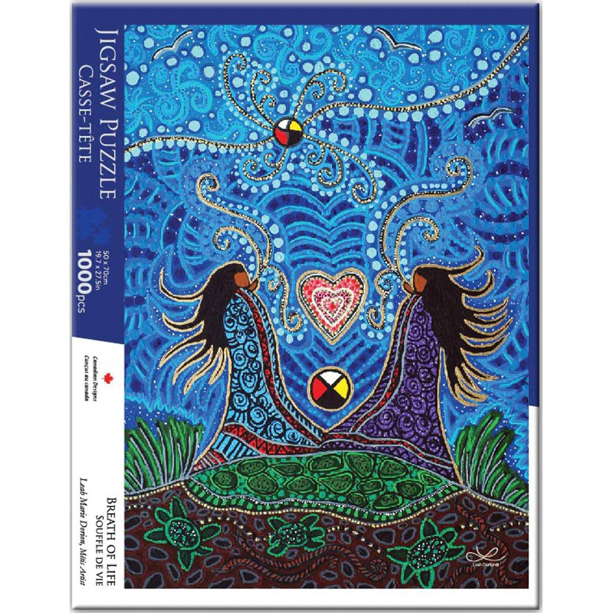 Casse-Tête Soufle de Vie, par Leah Dorion 1000 morceaux - Boutique Equinoxe