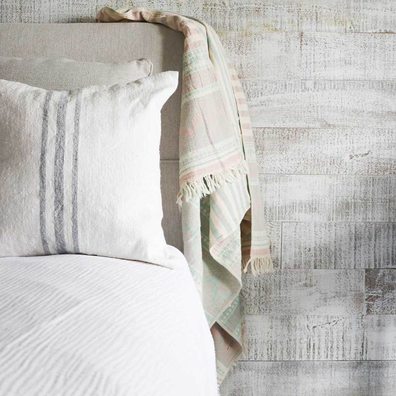 Châle / Serviette de bain turque, Zora Rose et Sauge - Boutique Equinoxe