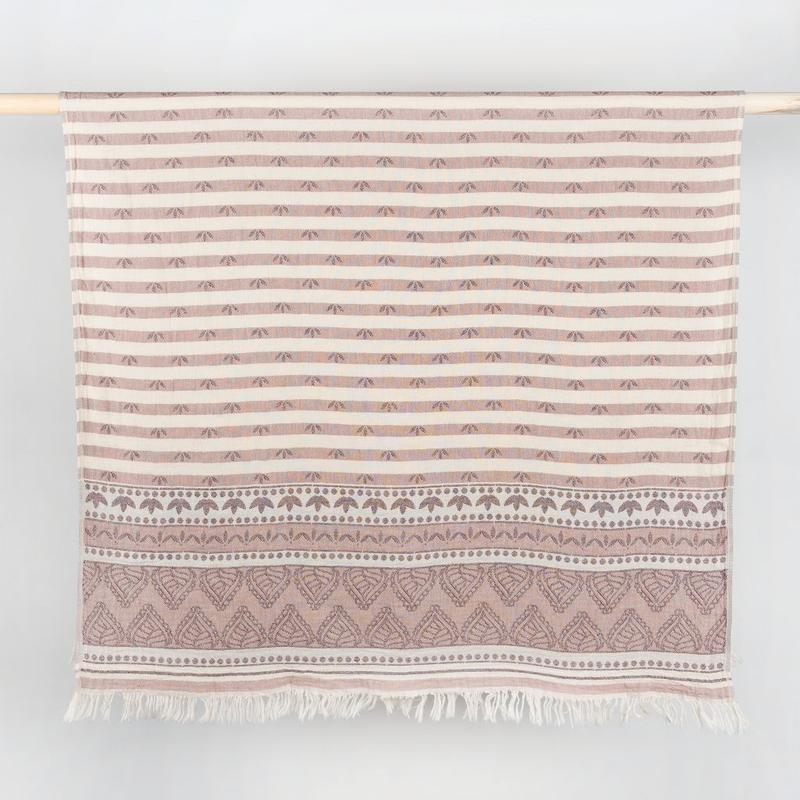 Châle / Serviette de bain turque, Zora Shiraz - Boutique Equinoxe