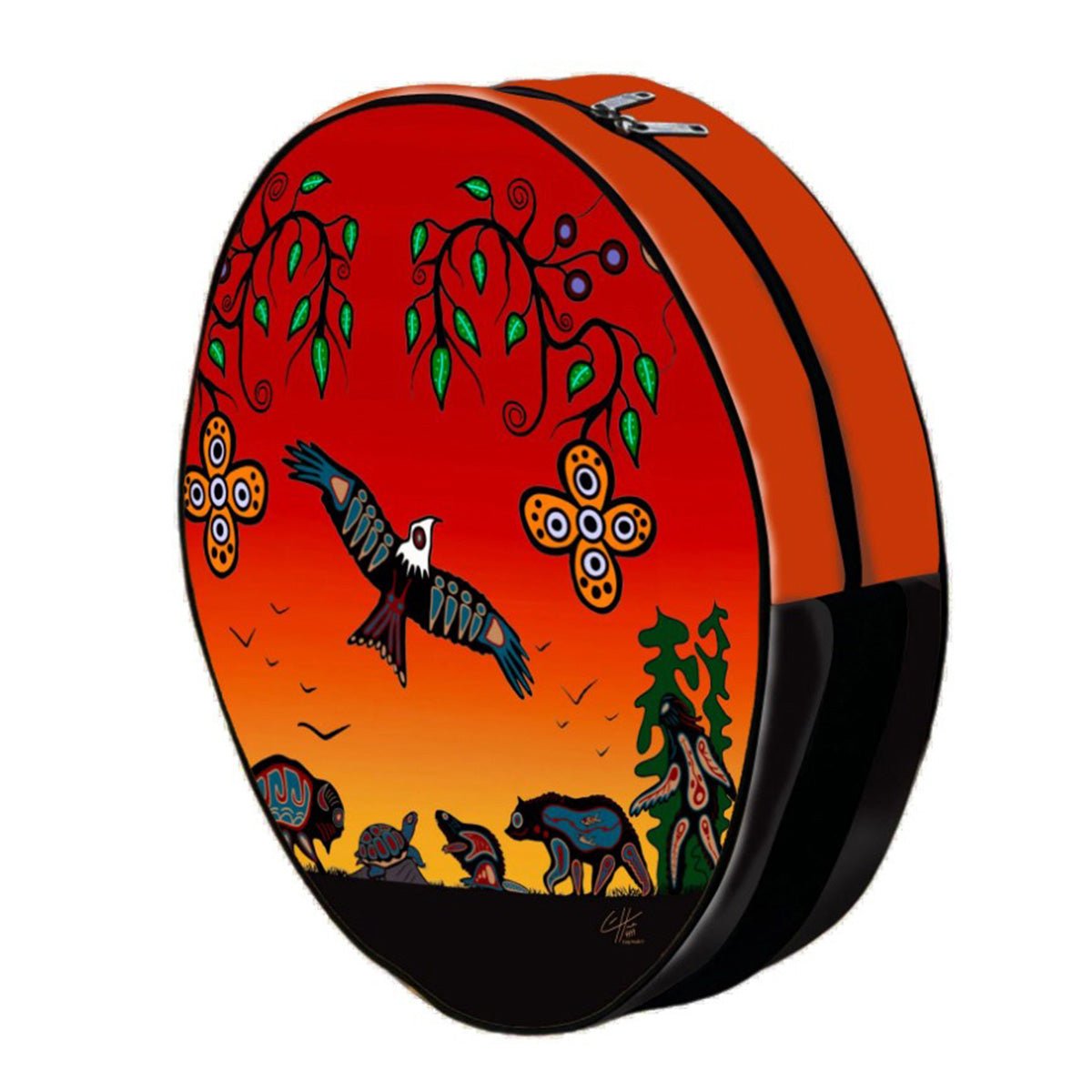 Drum bag/sac pour tambour, Sept enseignements de nos grands-pères - Boutique Equinoxe