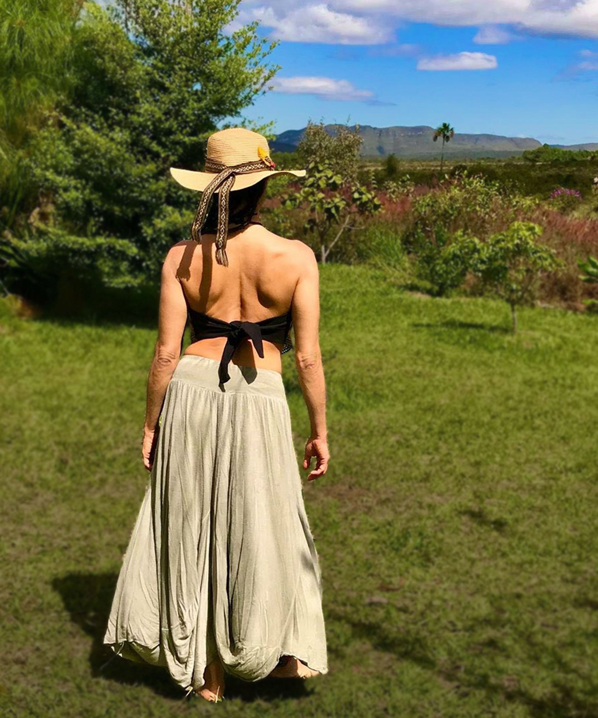 Jupe bouffante en bambou - Boutique Equinoxe