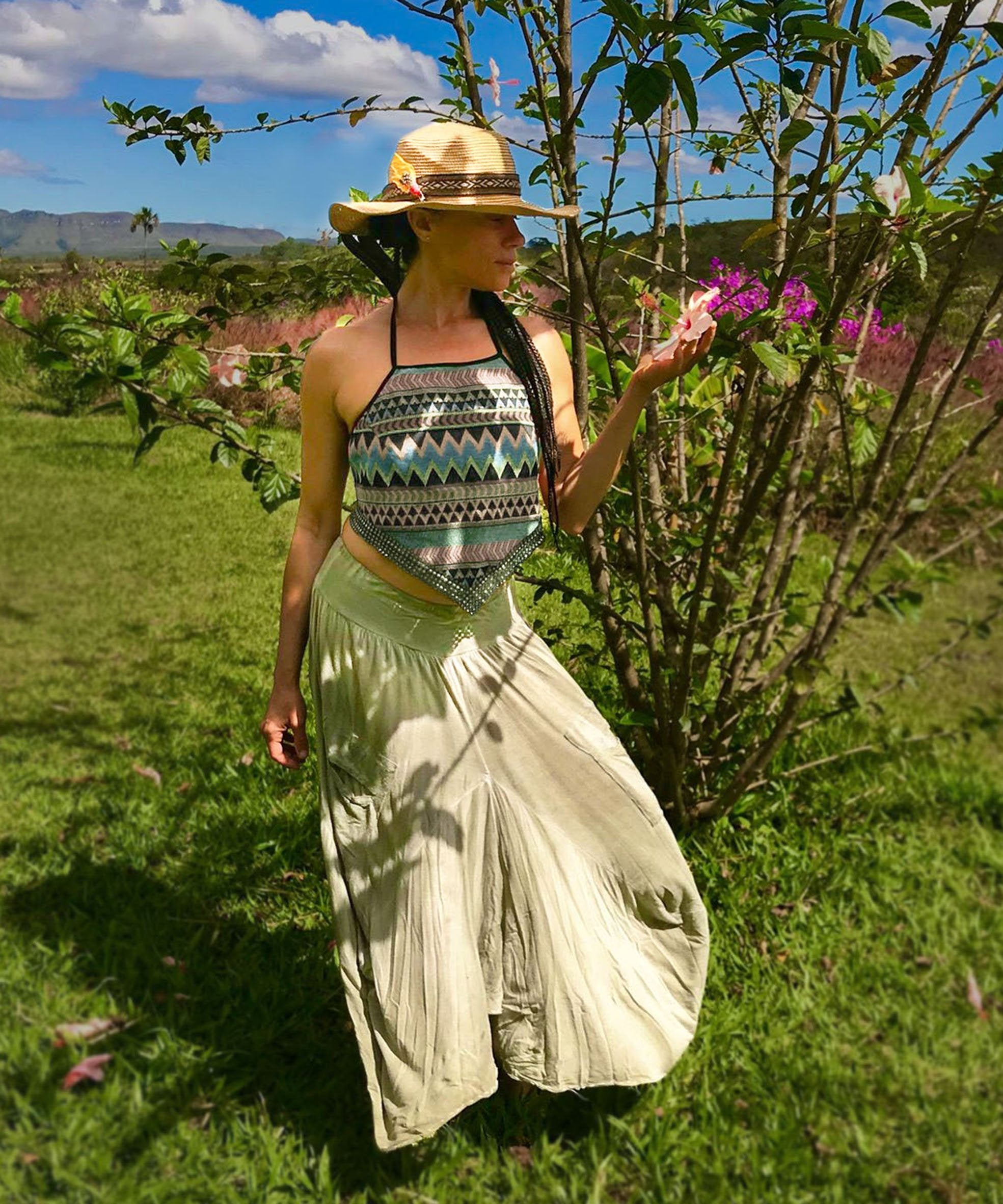 Jupe bouffante en bambou - Boutique Equinoxe