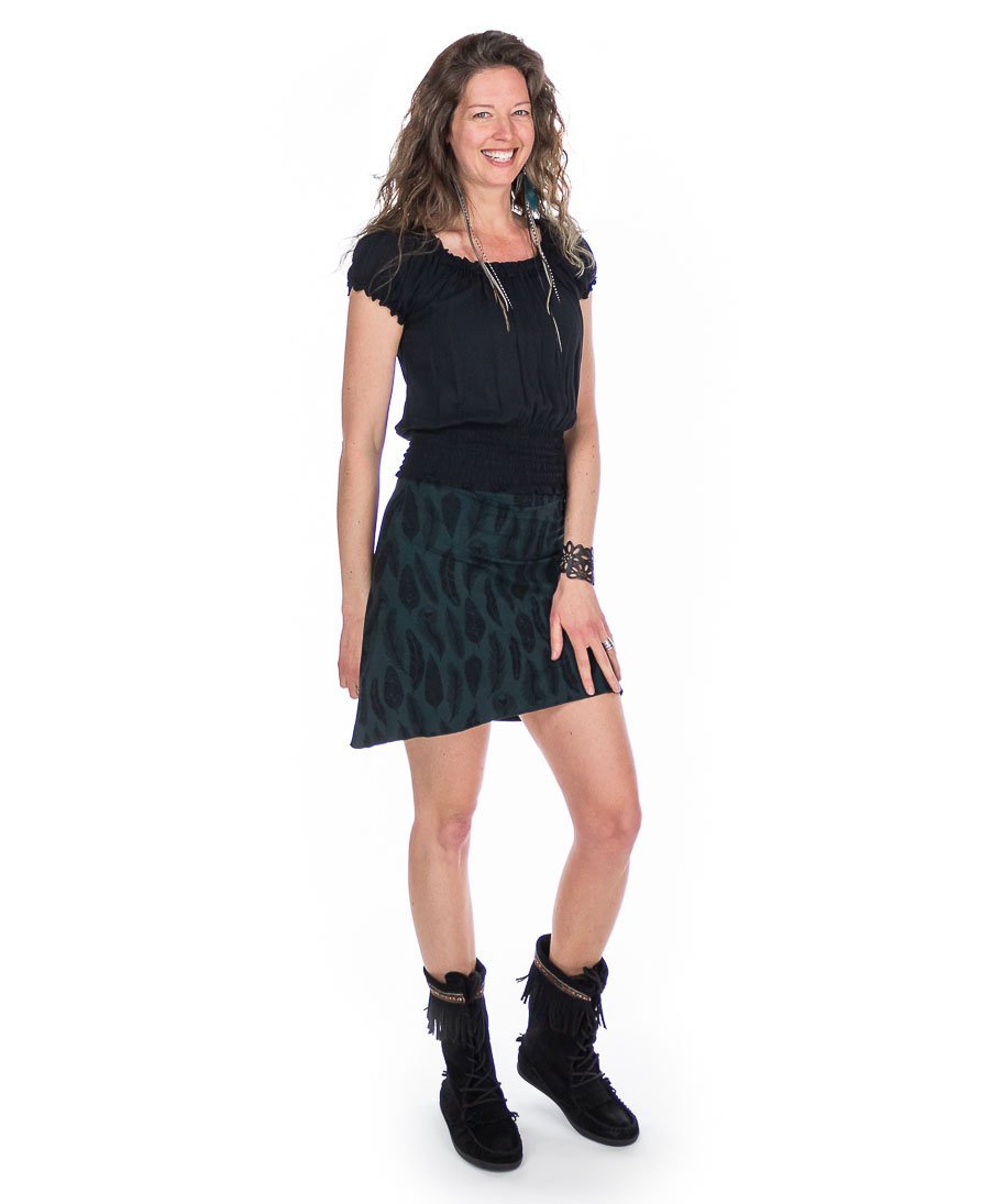 Jupe courte en Bambou - Boutique Equinoxe