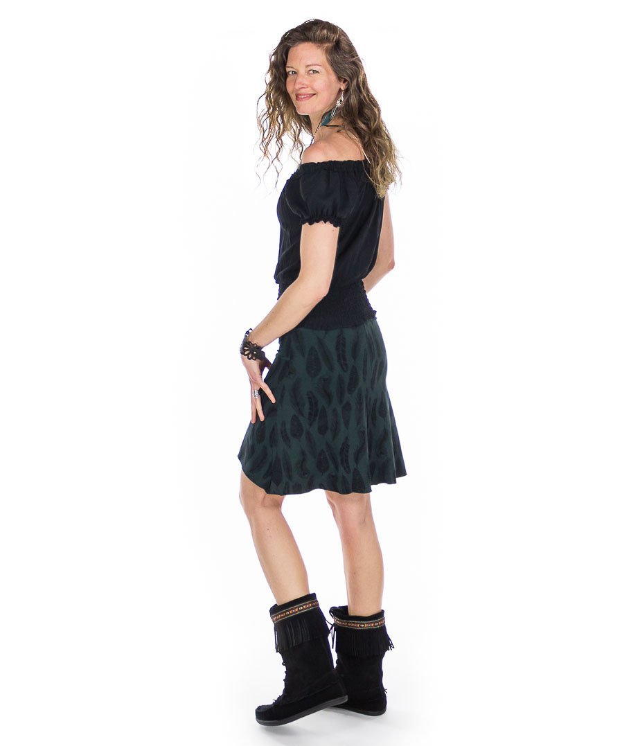 Jupe courte en Bambou - Boutique Equinoxe