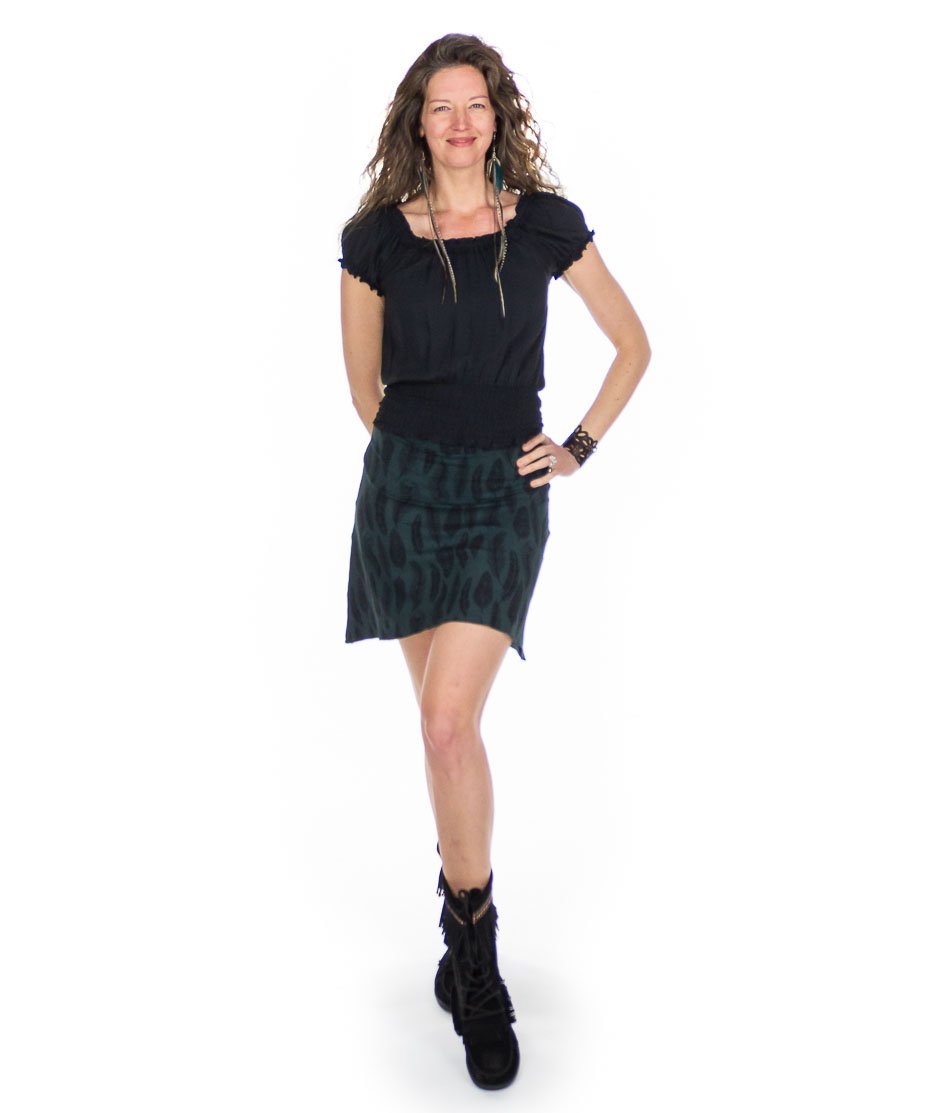 Jupe courte en Bambou - Boutique Equinoxe