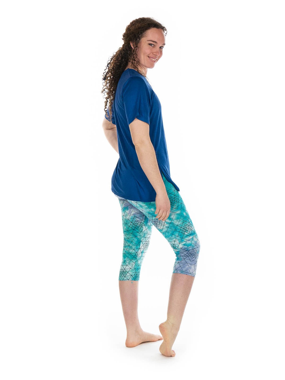 Legging 3/4 en Bambou extensible - Boutique Equinoxe