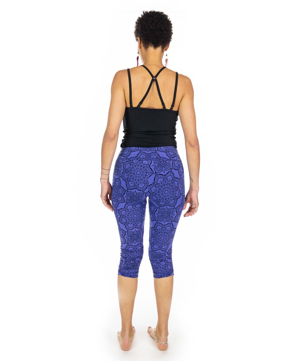 Legging 3/4 plissé en Bambou - Boutique Equinoxe