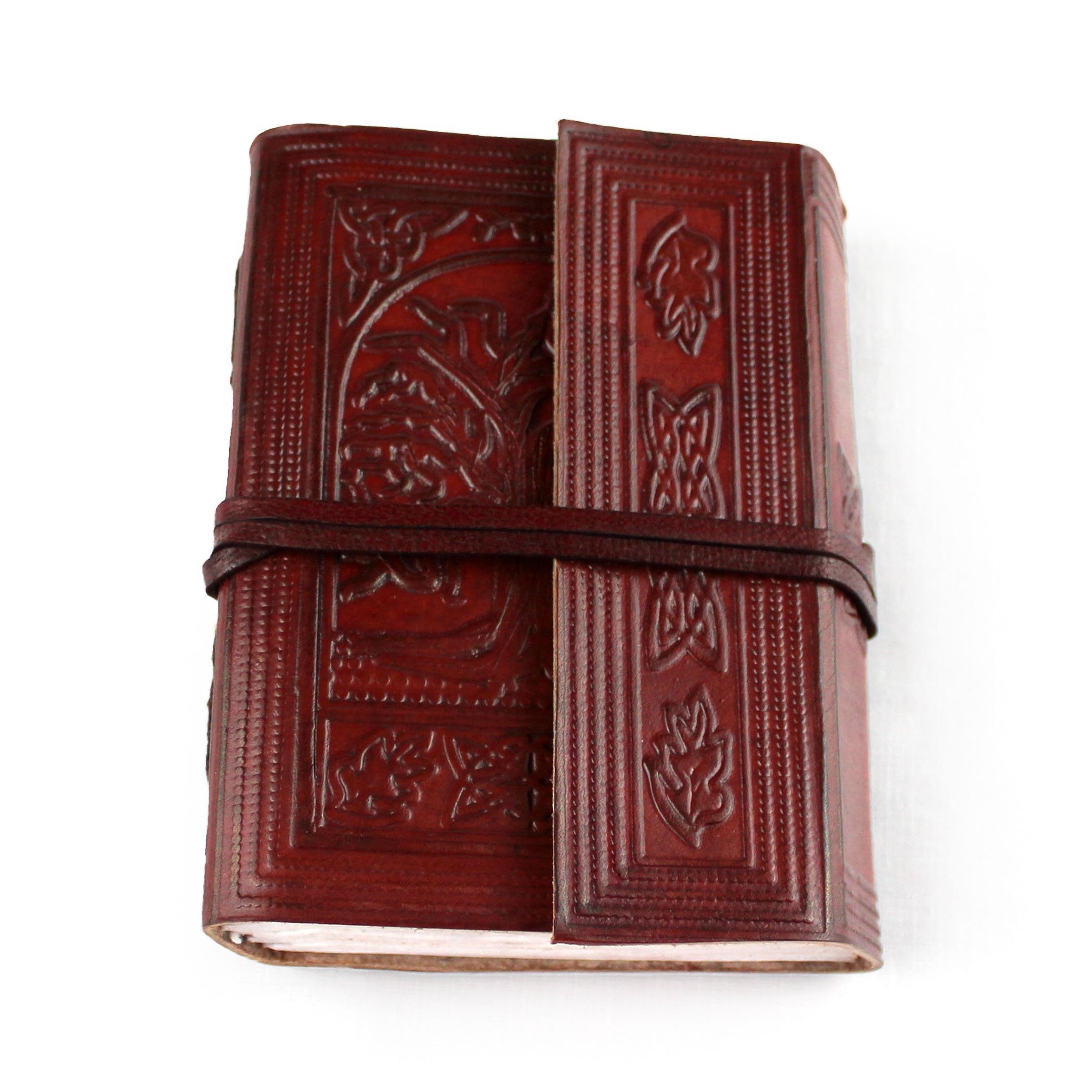 Livre en cuir, Arbre de Vie - Boutique Equinoxe