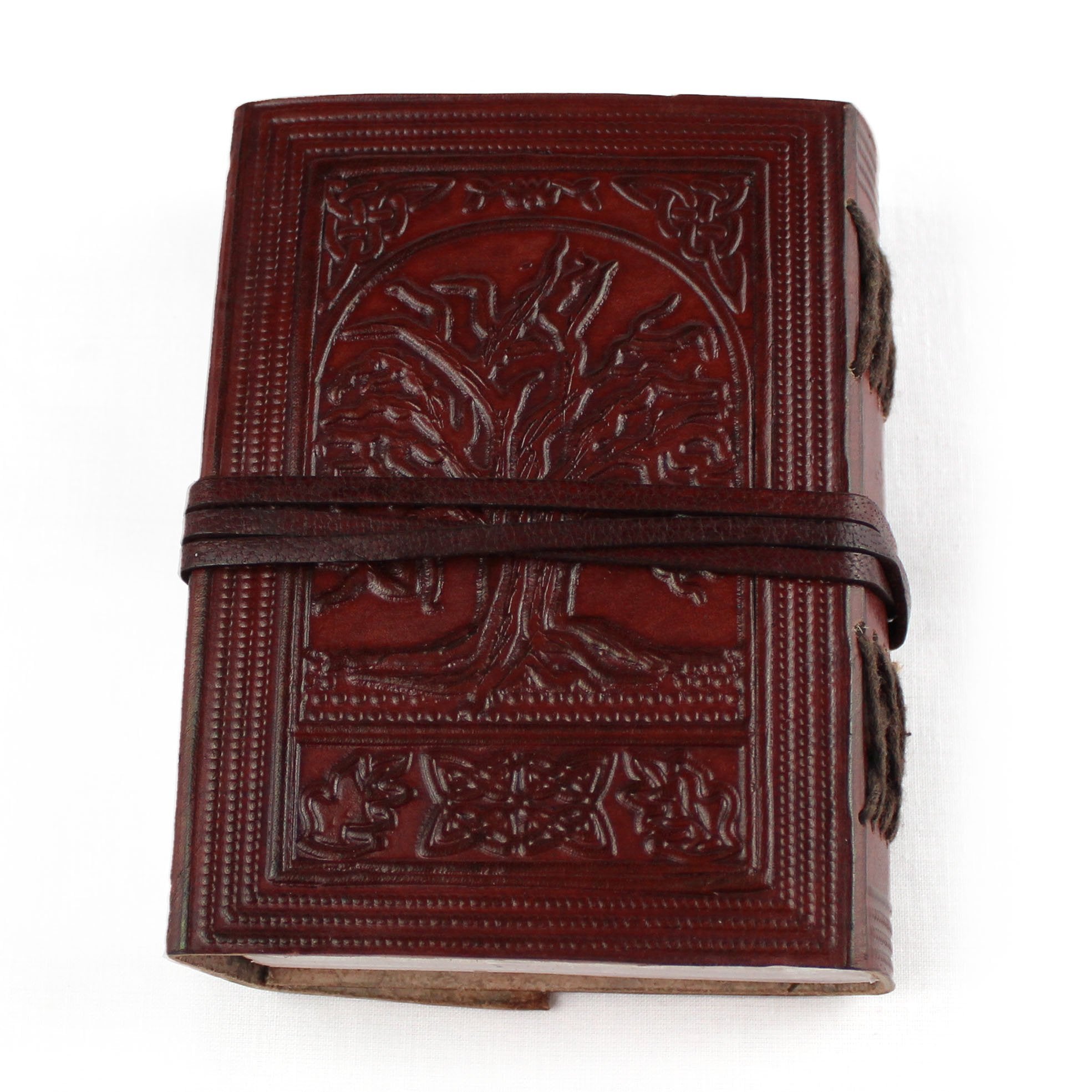 Livre en cuir, Arbre de Vie - Boutique Equinoxe