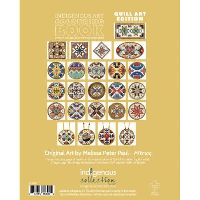 Livres à colorier images d'artistes autochtones - Boutique Equinoxe