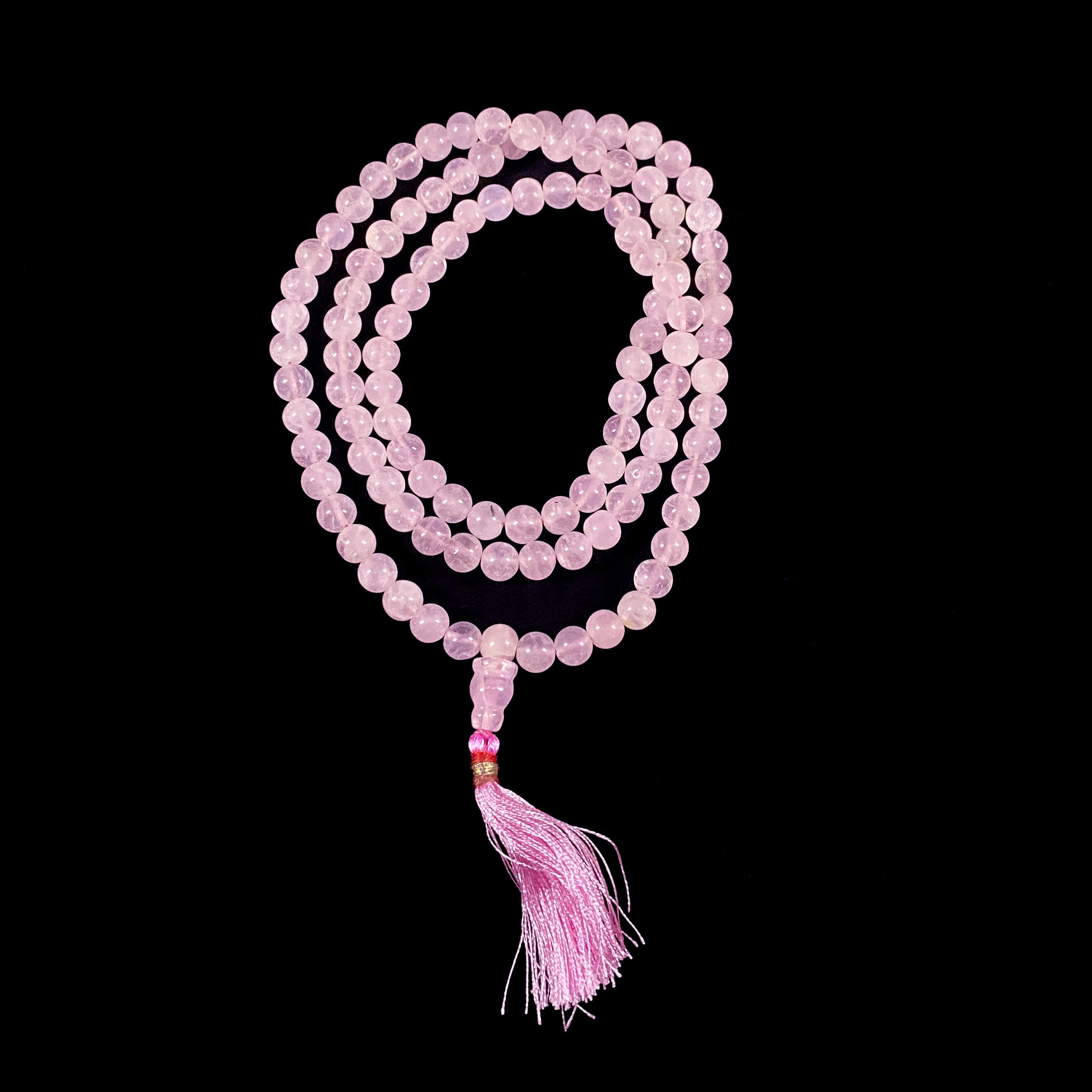 Mala en Quartz Rose - Boutique Equinoxe