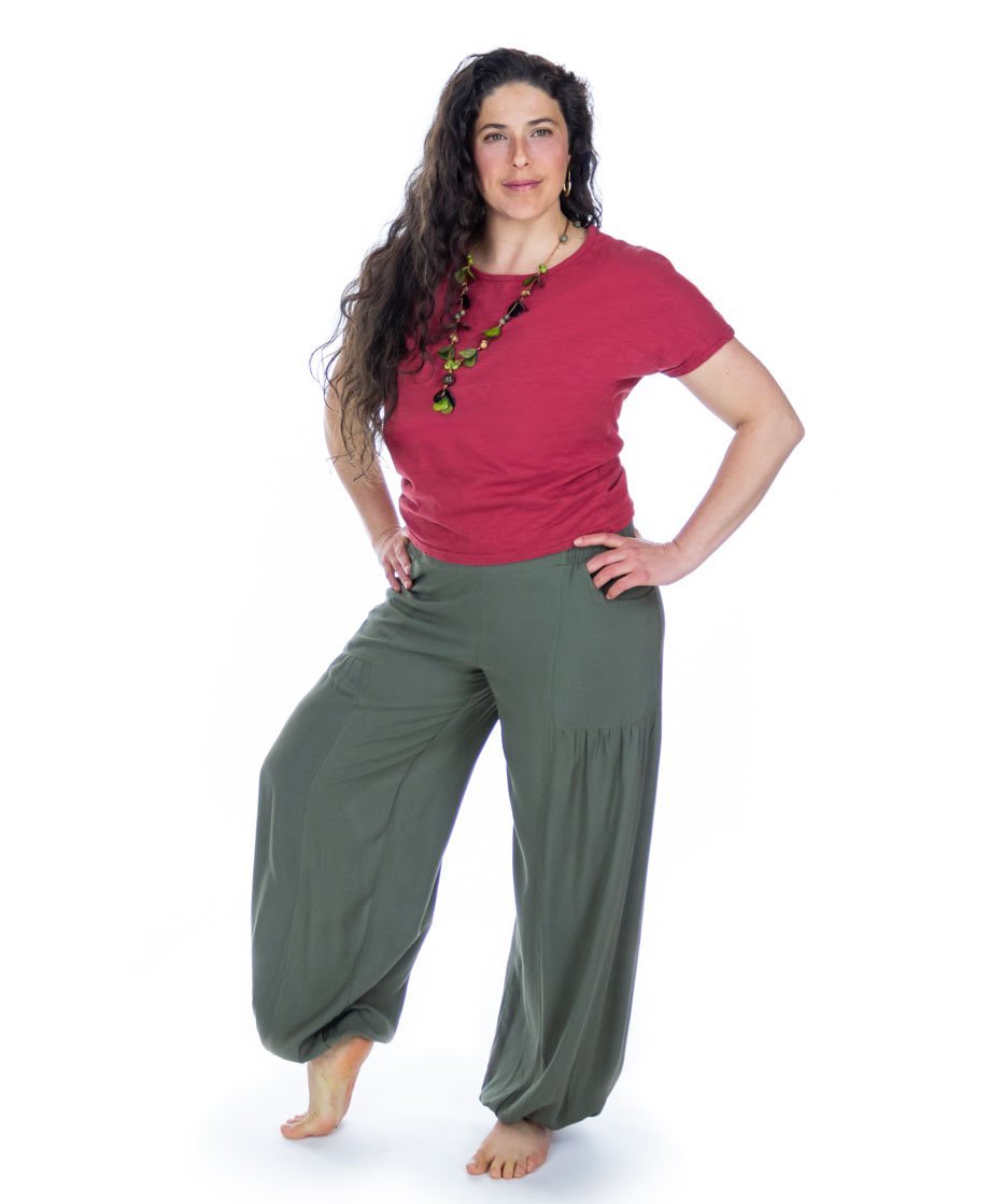 Pantalon bouffant avec poches - Boutique Equinoxe