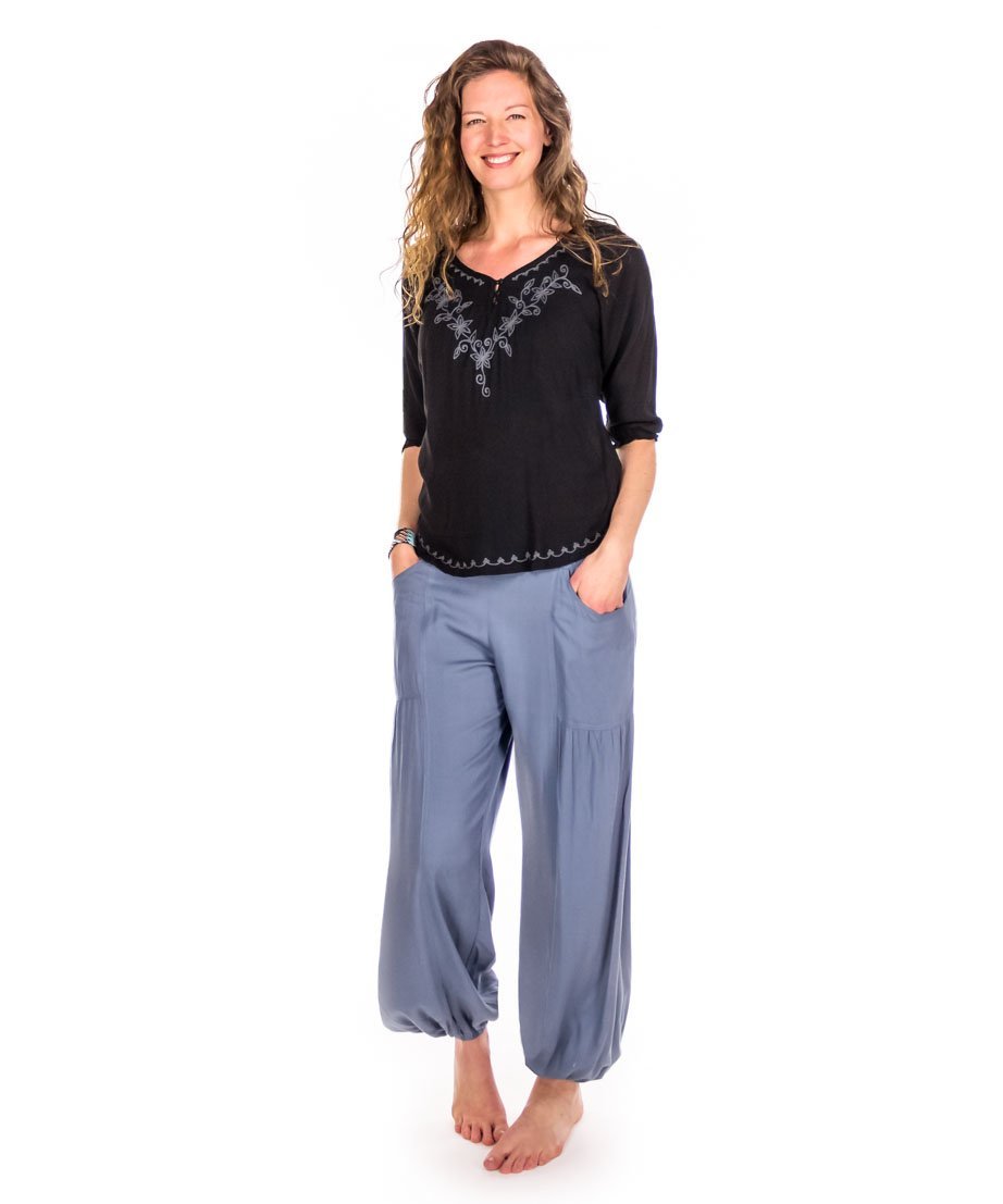 Pantalon bouffant avec poches - Boutique Equinoxe