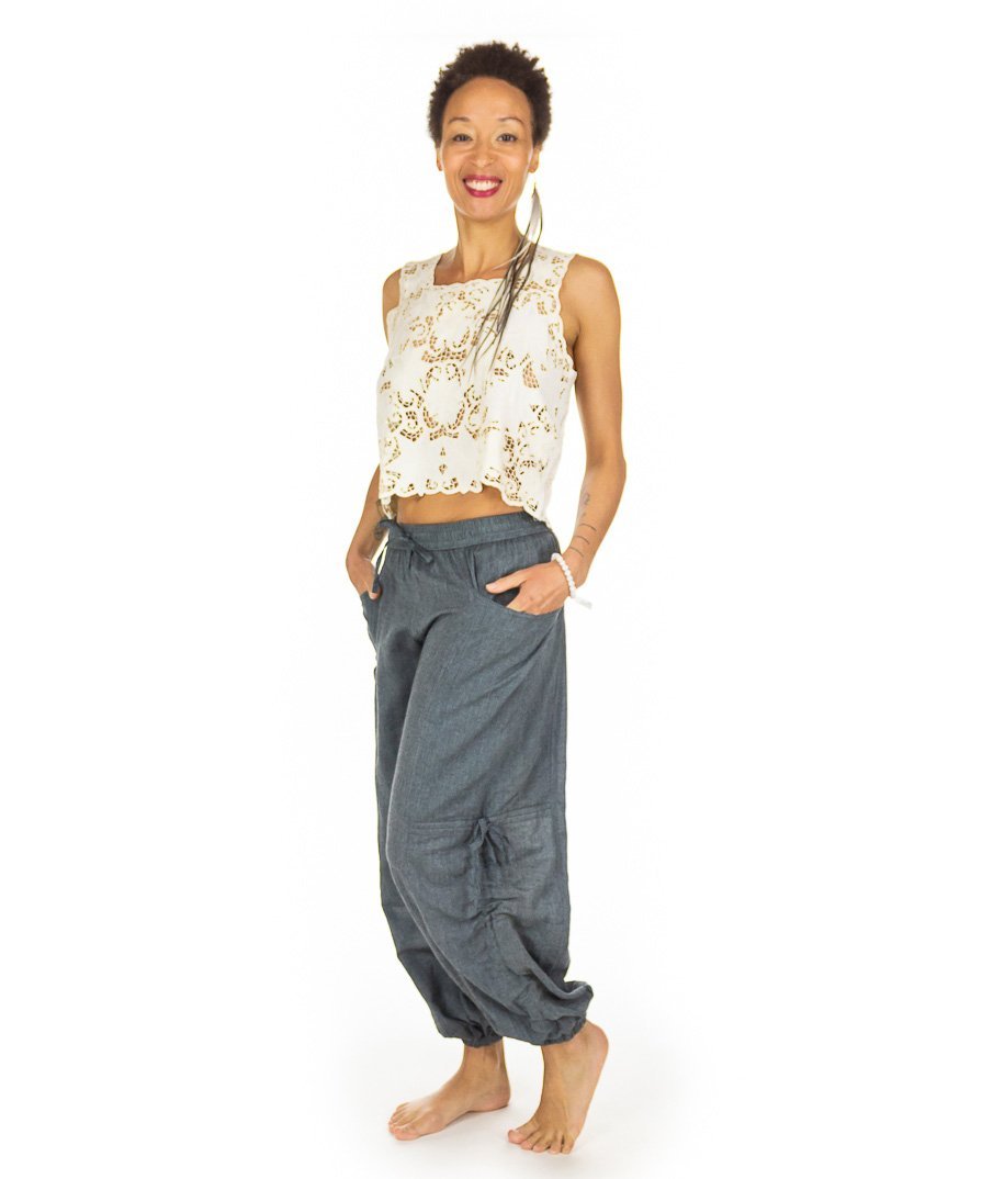 Pantalon bouffant en coton - Boutique Equinoxe