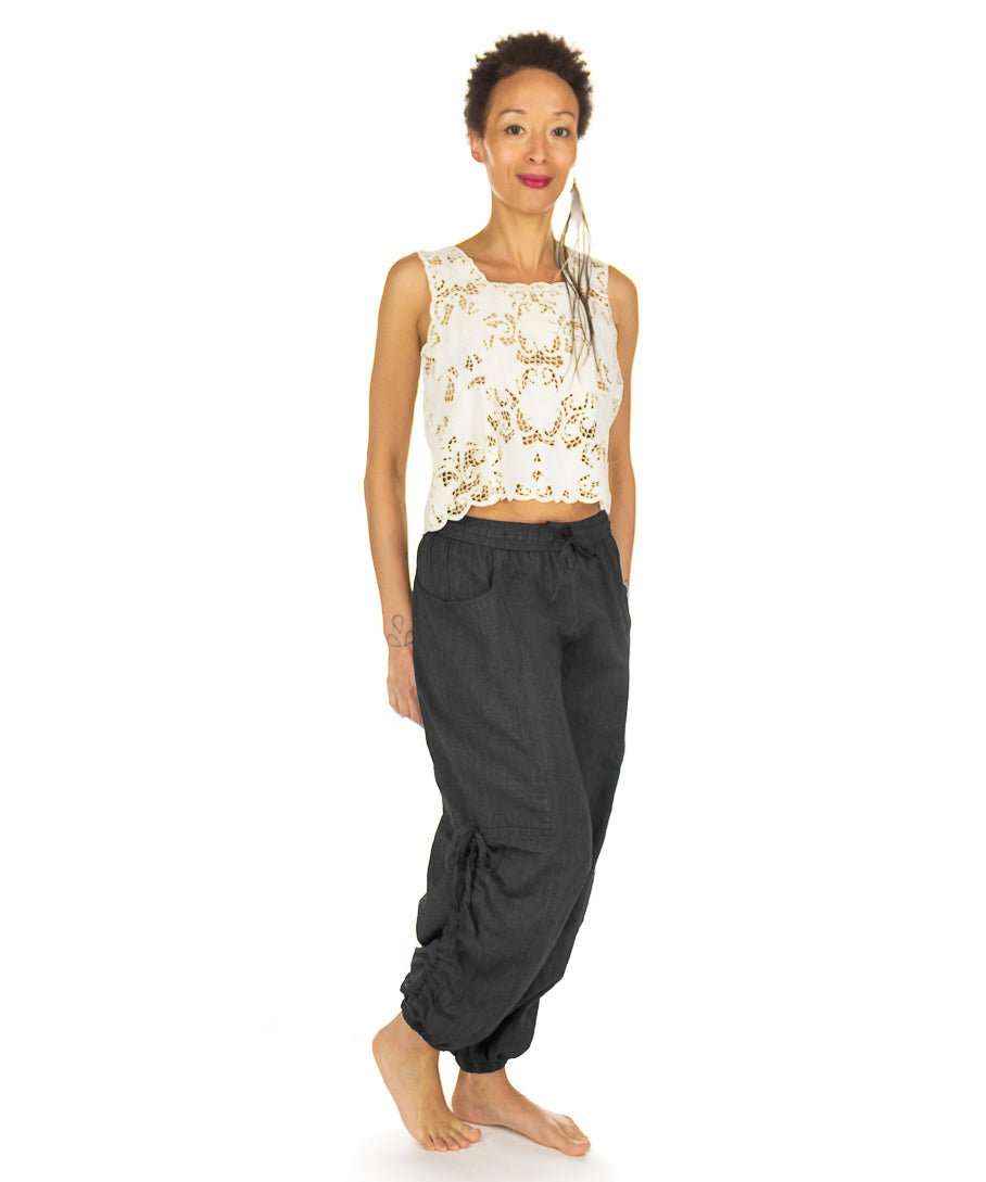 Pantalon bouffant en coton - Boutique Equinoxe